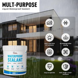 Invisible Liquid Waterproof Adhesive, Water-Based Transparent Waterproof Agent, Anti-Leakage Waterproof Sealant, Indoor & Outdoor Waterproof Coating (10.5oz)