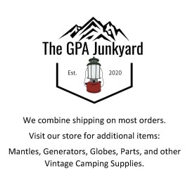 Coleman 201-5511   "EMPTY", Alcohol Bottle Coleman Kerosene Lanterns