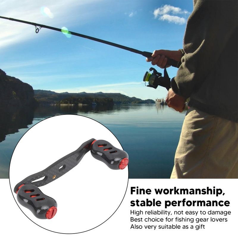 Carbon Fiber Fishing Reel Handle Baitcasting Trolling Rocker Left Right