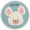 Kaneshotouki 493525 Bear School David Ceramic Absorbent Coaster, Diameter 3.5
