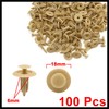 Hihaha 100 Pcs 6mm Hole Plastic Rivets Car Bumper Retainer