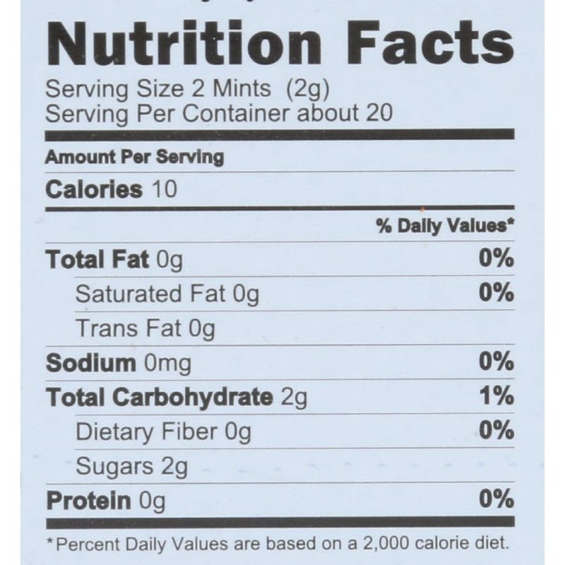 VerMints Peppermint Breathmints, 1 pack 6 count