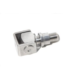 UHRIG Adjustable Short Gate Hinge M24 Made of V2A Stainless Steel, Heavy Duty Hinge with Weld Nut.