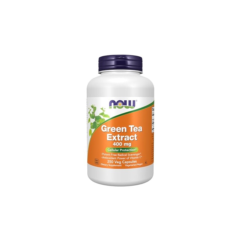NOW Green Tea Extract 400 mg, 250 Count