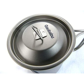 Gaobabu Titanium Mug, 10.1 fl oz (300 ml), Lid Included