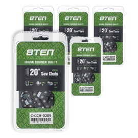8TEN Ripping Chainsaw Chain 20 Inch .063 3/8 72 DL For Stihl MS 270 Husqvarna 465 Rancher Dolmar PS-7910 (5 Pack)