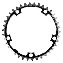 Stronglight Zircal 7075 Black 130mm Shimano Chainring - 53T Outer (264635)