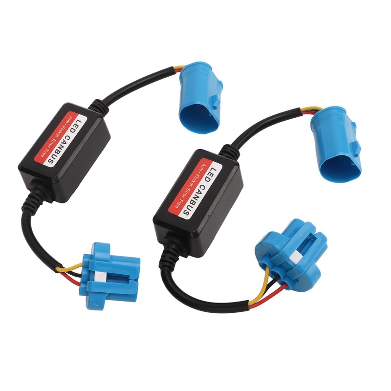 2Pcs Headlight Decoder 9007 HB5 Plug 12V DC Error Anti
