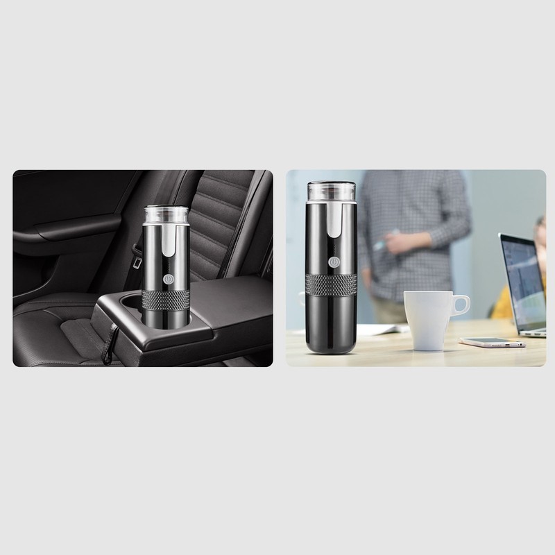 Portable Coffee Machine for Coffee Capsules Ground Coffee USB Rechargeable