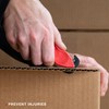 Klever Koncept Safety Cutter, Carbon Steel Blade Box Cutter, Cuts