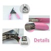 2pcs Nail Clippers, Acrylic False Nail Pointer, Nail Art Clippers,