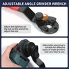 Pomsare Angle Grinder Wrench, Locknut Grinder Spanner Wrench Flange Nut