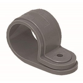 Mirai Industry KTF-22H PF Tube Single Saddle Compatible PF Tube 22 Gray Price 50 Pieces