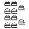10pcs/pcs 25mm Strap Outdoor Backpack Attachments on Plastic Webbing Buckle,