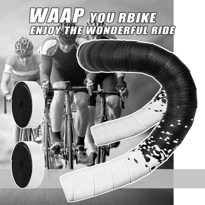 DINTSTYLE 2pcs Bike Handlebar Tapes, Road Bicycle Bar Tape, Cycling