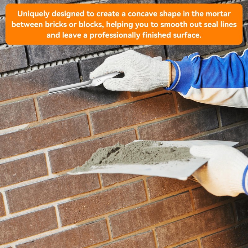 2 PCS Brick Jointer, 29 x 2cm Pointing Tool, Double