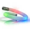 White Tube Light up Bracelets with Flashing Rainbow LEDs (Set