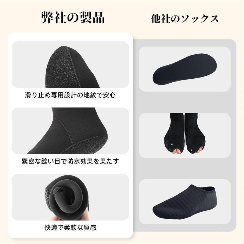 Neoprene Socks, Waterproof Socks, Diving Socks, Waterproof Socks, Surf Boots,