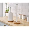 Swan SWKA17511WHTN Nordic Scandi Towel Pole/Kitchen Roll holder with Non-slip