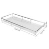 Bathroom Countertop Tray Stainless Steel Acrylic Modern Minimalist Design Space