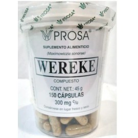 Prosa Wereke Capsulas Prosa Natural Huereque 150 Capsules Wereque