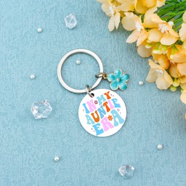 Auntie Gift Ideas Keychain Aunt Gifts from Niece Nephew Best Aunt Gifts Mothers Day Birthday Christmas Gift For New Auntie