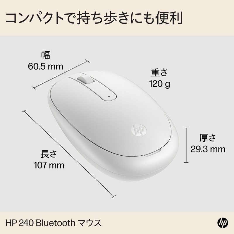 HP Wireless Mouse RF Wireless Optical HP 240 Slim Bluetooth