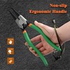SPEEDWOX Special Angle Tip Lock Ring Pliers 8-Inch Retaining Rings