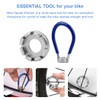 GNHG 5pcs Bicycle Tire Levers Set Spoke Wrench Set Bicycle