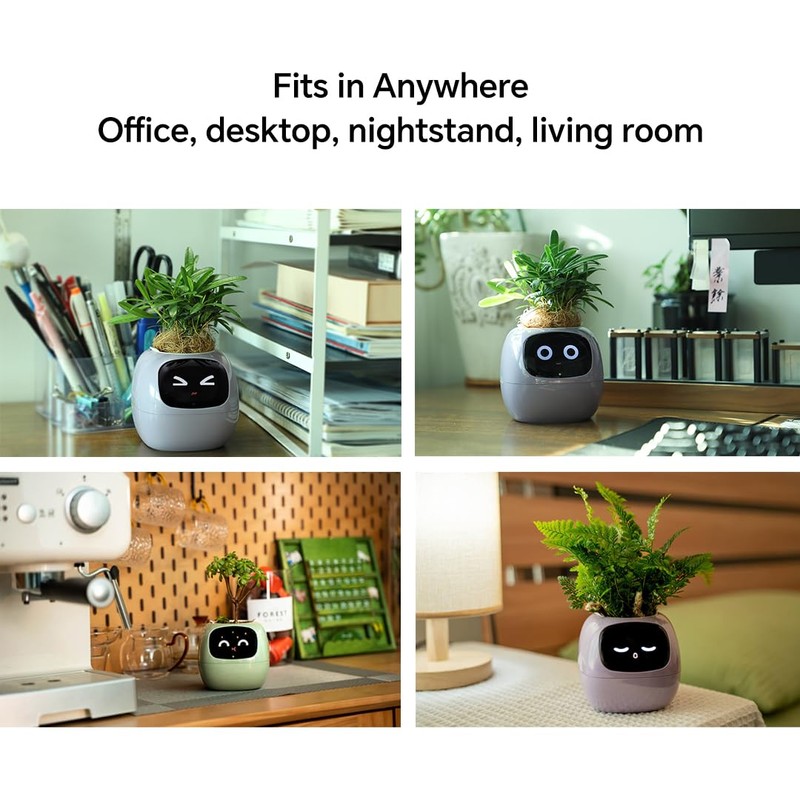 Odpaltoy Odpaltoy Smart Plant Pot with Expression,AI Smart Planter Robot