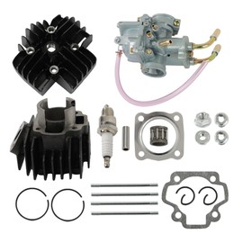 GXYWADY Carburetor Carb Cylinder Piston Gasket Ring Kit Replacement for PW 50 PW50 Y-Zinger 1981-2009