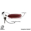 Josephine Osthoff Key Case Mini Coin Pocket Genuine Leather with
