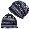 Jemis Skullies Gorros de capó fino, para otoño, casual, gorros,