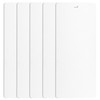 DALIX Lino Vertical Blinds Replacement Slats White 94.5" Sliding Door