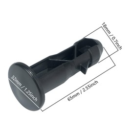 Tilting Device 3 Pairs Black Plastic Wheelie Container Lid Hinge Pins Suitable for 240 Litre Outdoor Wheelie Bins TXZWJZ