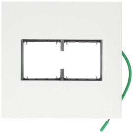 PASS & SEYMOUR AWP2GWH4 Adorne 2 Gang Gloss White Wall Plate