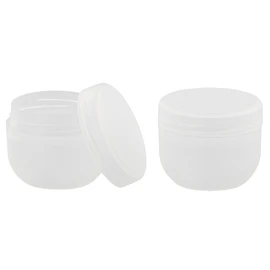 Plastic Container "Run" Cream Tin with Cover Disc Kosmetex Cosmetic Box Empty Matte