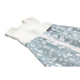 Alvi Baby Mäxchen Light Baby Sleeping Bag Sleeveless Summer Sleeping Bag for Boys and Girls 100% Cotton Oeko-Tex-Tested