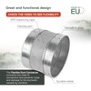 Vent Systems 8" Inch Flexible Vibration-Reducing Female Fit Duct Connector