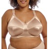 GODDESS Keira Side Support Wire-Free Nursing Bra 42M, Nude