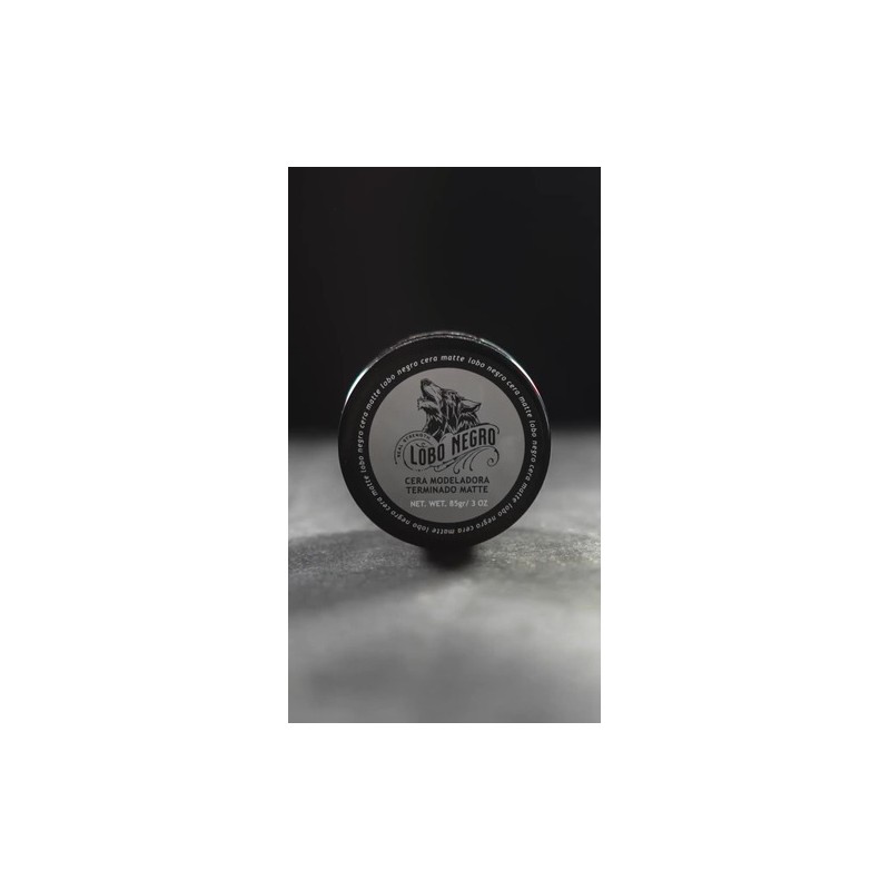 Cera Efecto Mate Cabello, Barba Y Bigote 85g Lobo Negro