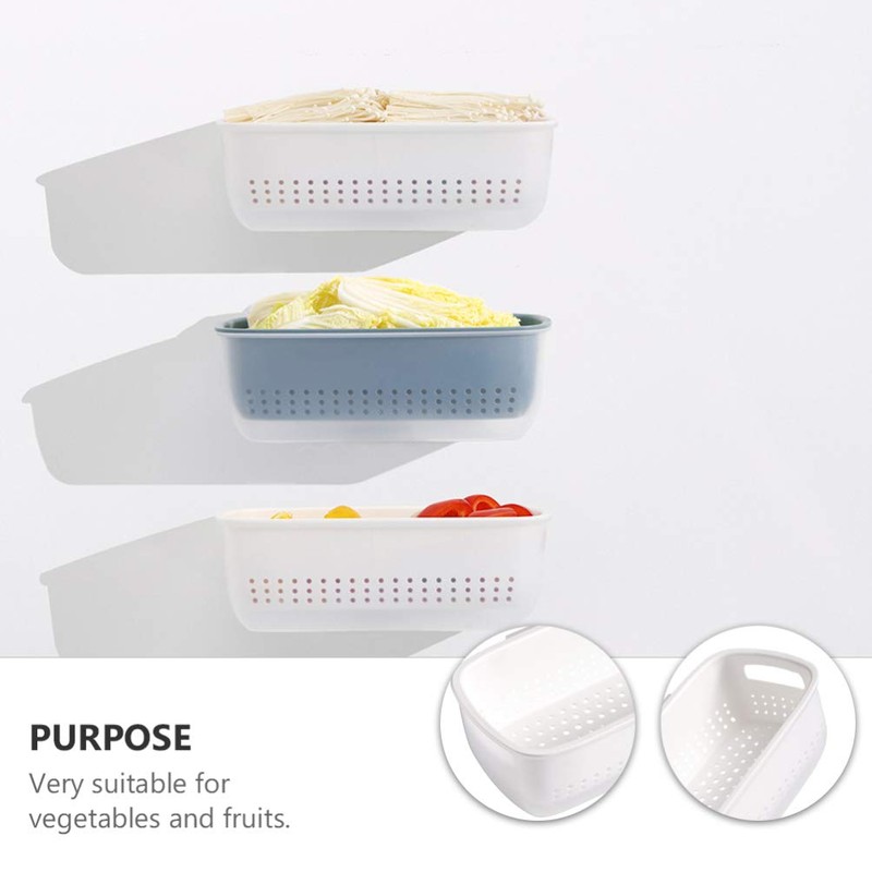 UPKOCH Rinsing Bowl 2-in-1 Multi-Function Kitchen Colander Filter Bowl Set