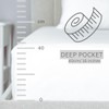 100% Brushed Cotton Flannelette 40CM/16 Extra Deep Fitted Sheets in