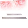 Operitacx Sturdy Stainless Steel Ruler Set for School and Office