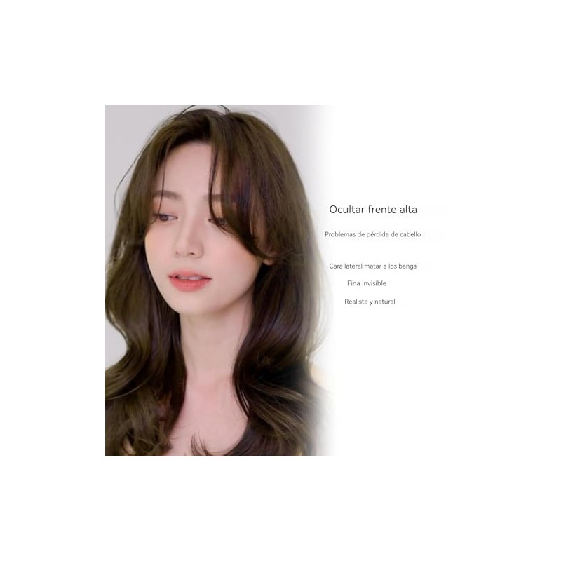 Bangs Postizos 3D para Mujer - Extensiones de Cabello con