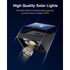 16 Pack Decoration Solar Powered Fence Lamps Outdoor Waterproof with