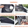 2Pack Front Car Window Screen Mesh Cover up to 40",