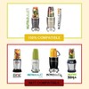 TIMETSETL 32 OZ Cup Compatible for Nutribullet, Clear Cups Mugs