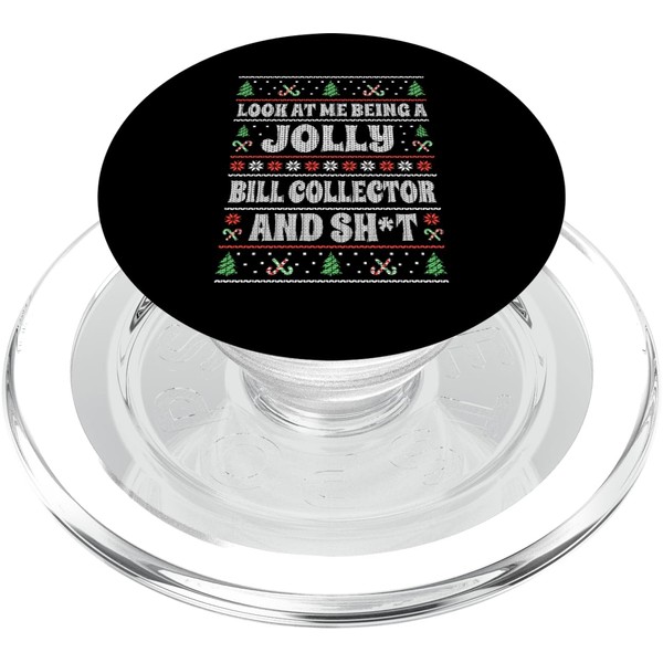 Lustiges Bill Collector, hässliches Weihnachtsdesign, Weihnachtsmotiv PopSockets PopGrip für MagSafe