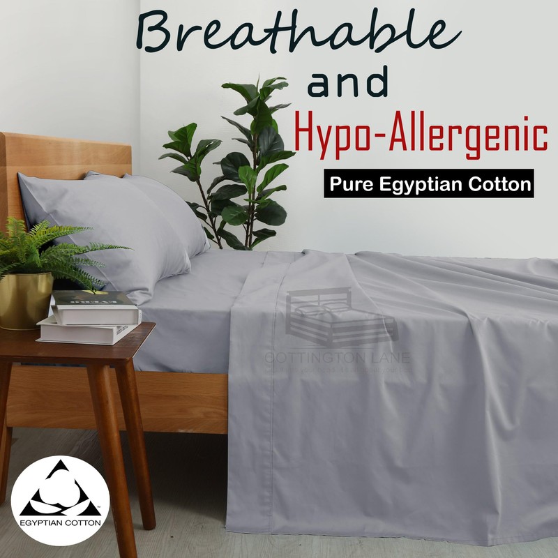 Split Head Flex King Sheets Sets for Adjustable Beds-Split Head